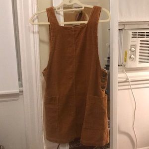 BDG camel corduroy dress